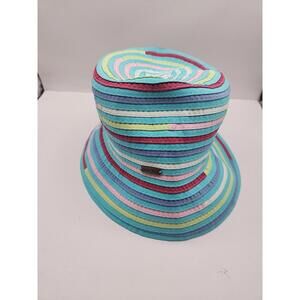 Sun N' Sand Bucket Hat. Multi-Colored. One Size Fits Most